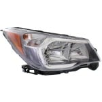 Headlight Assembly for Subaru Forester, Right (Passenger), 2014-2016, Gray Interior, Halogen, 2.0L Engine, Replacement