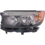 Headlight Assembly for 2007-2008 Subaru Forester, Halogen, Left (Driver), with Sport Package, Replacement
