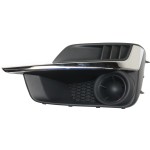 Fog Light Cover for Subaru Impreza 2015-2016, Left (Driver), with Chrome Molding, Replacement