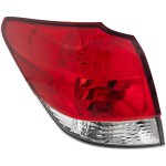Tail Light for Subaru Outback 2010-2014, Left (Driver) Side, Outer Lens and Housing, Halogen, Replacement