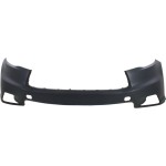 Front Bumper Cover for Toyota Highlander 2014-2016, Upper Section, Primed (Ready to Paint), Replacement (CAPA Certified)