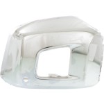 Front Bumper End for Toyota Tundra 2014-2021, Left (Driver) Side, Chrome, Steel, with Park Assist Sensor Holes, Replacement