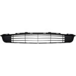 Front Bumper Grille for Toyota Corolla 2009-2010, Textured Black, Built for North America Vehicles, Replacement