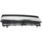 Front Bumper Grille for 2014-2019 4Runner, Textured Black, Without Nightshade Edition, With Holes for Chrome Trim, Replacement
