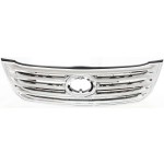 Grille for Toyota Avalon 2008-2010, Chrome Shell with Painted Black Insert, Limited/XLS Model, Replacement