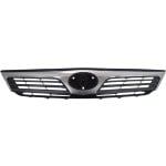 Grille for Toyota Camry 2012-2014, L Models with Chrome Shell/Painted Black Insert, Replacement