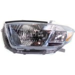 Headlight for 2008-2010 Toyota Highlander, Left (Driver) Side, Lens and Housing, Halogen, Suitable for Hybrid Models, Replacement