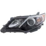Headlight Assembly for Toyota Camry 2012-2014, Left (Driver), Halogen, Fits SE/Sport Models Only (Excludes Hybrid Model), Replacement