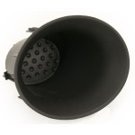 Black Fog Light Cover for Toyota Tundra (2003-2006) / Sequoia (2005-2007), Left (Driver) Side, Replacement