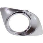 Front Fog Light Molding for Toyota Venza 2009-2012, Right (Passenger), Chrome, Replacement