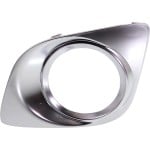 Front Fog Light Molding for Toyota Venza 2009-2012, Left (Driver), Chrome, Replacement