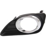 Front Fog Light Molding for 2010-2011 Toyota Camry, Left (Driver) Side, Primed (Ready to Paint), Without Spoiler, Excluding Hybrid Model, Replacement