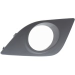 Front Fog Light Molding for 2014-2014 Toyota Corolla LE/LE Eco Models, Left (Driver), Textured Black, Replacement