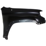Front Fender for Toyota 4Runner (2010-2013), Right (Passenger) Side, Primed (Ready to Paint), Steel, with Antenna Hole, Replacement (CAPA Certified)