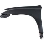 Front Fender for Toyota Highlander 2011-2013, Left (Driver), Primed (Ready to Paint), Excludes Hybrid Models, Without Antenna Hole, Replacement