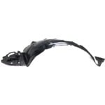 Front Fender Liner for Toyota Corolla 2014-2016, Left (Driver), Plastic, Vacuum Form, Replacement