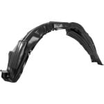 Front Fender Liner for Toyota Sienna 2011-2014, Left (Driver), Plastic, Vacuum Form, with Extension Sheet, Excludes SE Model, Replacement