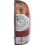 LED Tail Light Assembly for Toyota Tacoma 2009-2015, Right (Passenger), Clear Lens, Replacement