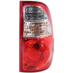 Tail Light Assembly for 2005-2006 Toyota Tundra, Right (Passenger), Halogen, Clear/Red Lens, with Standard Bed, Regular and Access Cab, Replacement