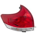 Tail Light Assembly for Toyota Venza 2009-2012, Left (Driver) Side, Outer, Replacement