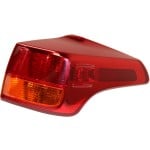 Tail Light for Toyota RAV4 2013-2015, Left (Driver), Outer, Lens and Housing, Halogen, Excludes EV Model, For Japan Built Vehicle, Replacement