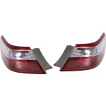 LED Tail Light Assembly for Toyota Camry 2007-2009, Right (Passenger) and Left (Driver), Hybrid Model, Suitable for Japan/USA Built Vehicle, Replacement