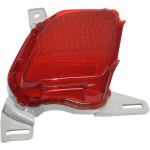 Rear Bumper Reflector Light for Toyota Highlander 2014-2019, Left (Driver) Side, Suitable for Hybrid Models 2014-2017, Replacement