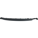 Rear Lower Valance Center Spoiler for Toyota Corolla 2011-2013, Textured, S/XRS Models, Replacement (CAPA Certified)