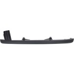 Rear Lower Valance Cover Extension for Toyota Highlander 2014-2019, Textured, Model without Rear Object Sensor Holes (2017-2019), Replacement