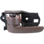 Front Interior Door Handle for Toyota Camry (1997-2001) and Sienna (1998-2003), Left (Driver), Oak, Without Case, Japan/USA Built, Replacement