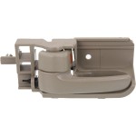 Front Interior Door Handle for Toyota Corolla/Matrix 2003-2008, Tacoma 2005-2015, Left (Driver), Beige (Bone) Color, Plastic, Equals Rear, Replacement