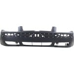 Front Bumper Cover for Volkswagen Jetta 1999-2005, Primed (Ready to Paint), Sedan/Wagon without Built-in Molding, 4th Generation, Replacement