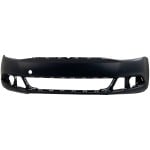 Front Bumper Cover for Volkswagen Jetta Sedan (2011-2014), Primed (Ready to Paint), without Headlight Washer and Intelligent Park Assist System Holes, Excludes GLI Model, Replacement