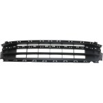Front Bumper Grille for Volkswagen Jetta 2015-2018, Textured, without Intelligent Parking Assist System Holes, Excludes GLI Model, Replacement