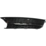 Fog Light Cover for Volkswagen Passat 2012-2015, Left (Driver) Lower Outer, Textured Dark Gray, USA Built, Replacement
