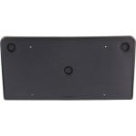Front License Plate Bracket for Volkswagen Jetta Sedan, 2011-2014, Textured Black, Replacement