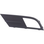 Front Fog Light Molding for Volkswagen Jetta 2015-2018, Left (Driver), Textured Black, Excluding GLI/2018 Wolfsburg Edition Models, with or without Block Heater, Replacement