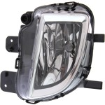 Front Fog Light Assembly for Volkswagen GTI 2010-2014, Jetta 2011-2017, Halogen, Left (Driver), GLI Model To 2010-2016, Replacement