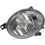 Front Fog Light Assembly for Volkswagen Golf 2010-2014, Jetta 2010-2014, EOS 2011-2016, Beetle 2012-2019, Right (Passenger) Side, Replacement