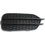 Fog Light Cover for Volkswagen Tiguan 2009-2017, Tiguan Limited 2017-2018, Left (Driver), Textured Black, Replacement