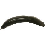 Front Fender Liner for Volkswagen Passat CC 2009-2012, Left (Driver) Rear Section, Vacuum Formed Plastic, Replacement