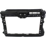 Radiator Support for Volkswagen Jetta 2011-2018, Plastic with Steel, Excludes Hybrid Model, Sedan, Replacement