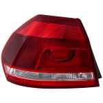 Tail Light Assembly for Volkswagen Passat 2012-2015, Left (Driver), Outer, Replacement