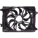 Radiator Fan Assembly for 2020-2022 Escape/2022-2022 Maverick, Single Fan, Fits Escape with 1.5L Engine, Replacement