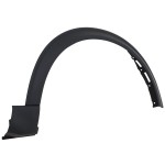 Front Wheel Opening Molding for Ford Explorer/Police Interceptor Utility (2020-2023), Right (Passenger), Textured Black, No Park Assist Sensor Holes, Up to April 6, 2021, Replacement