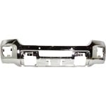 Front Bumper for GMC Sierra 2500 HD/3500 HD 2015-2019, Chrome, with Parking Aid Sensor Holes, Replacement