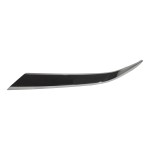 Front Bumper Molding Side Garnish for Hyundai Santa Fe 2019-2020, Left (Driver), Dark Chrome, Replacement