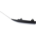 Front Bumper Grille Molding for Honda CR-V 2020-2022, Right (Passenger), Painted Black with Chrome Molding, Compatible with EX, EX-L, LX, Special Edition, Sport, and Hybrid (2020-2021) Models, Replacement