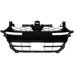 Lower Grille for Honda Accord 2018-2020, Painted Black, Replacement