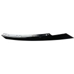 Grille Molding for Honda Civic 2017-2021, Right (Passenger) Side, Painted Black Extension, Types R (2017-2019)/ Type 1 (2020), Sedan/Hatchback, Replacement